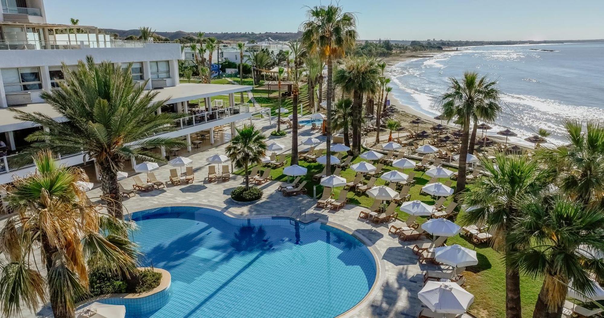 金色海湾沙滩酒店 拉纳卡 外观 照片 Nissi Beach Hotel
